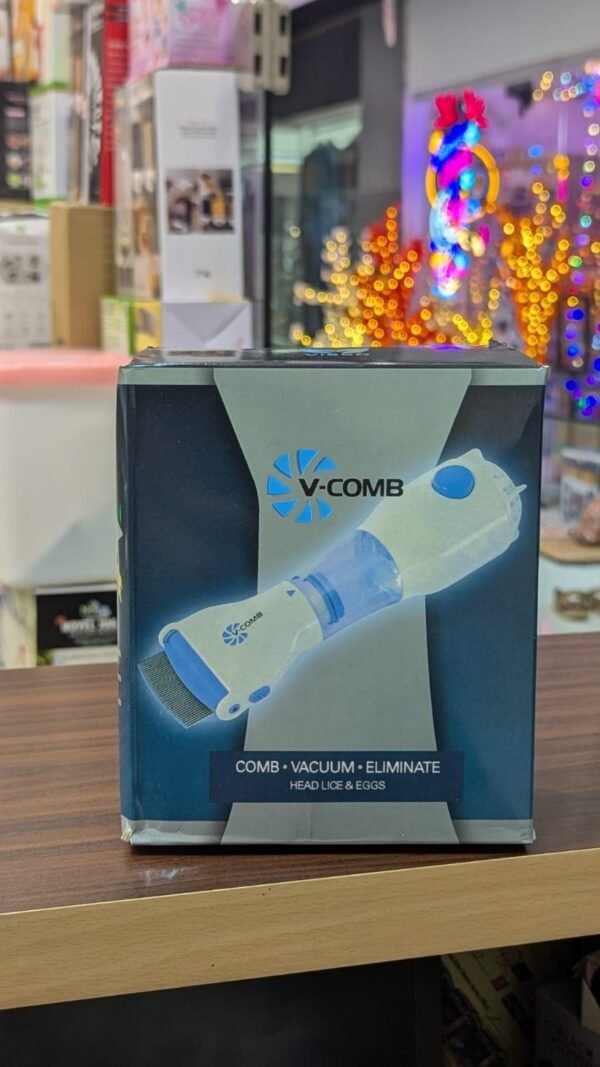 Product Description: V-Comb Electronic Head Lice Removal Machine - Image 2